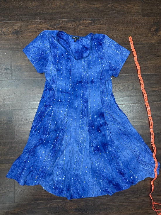 Sami & Jo Dresses & Skirts - Sami & Jo Royal Blue Sequin A-Line Dress #A47